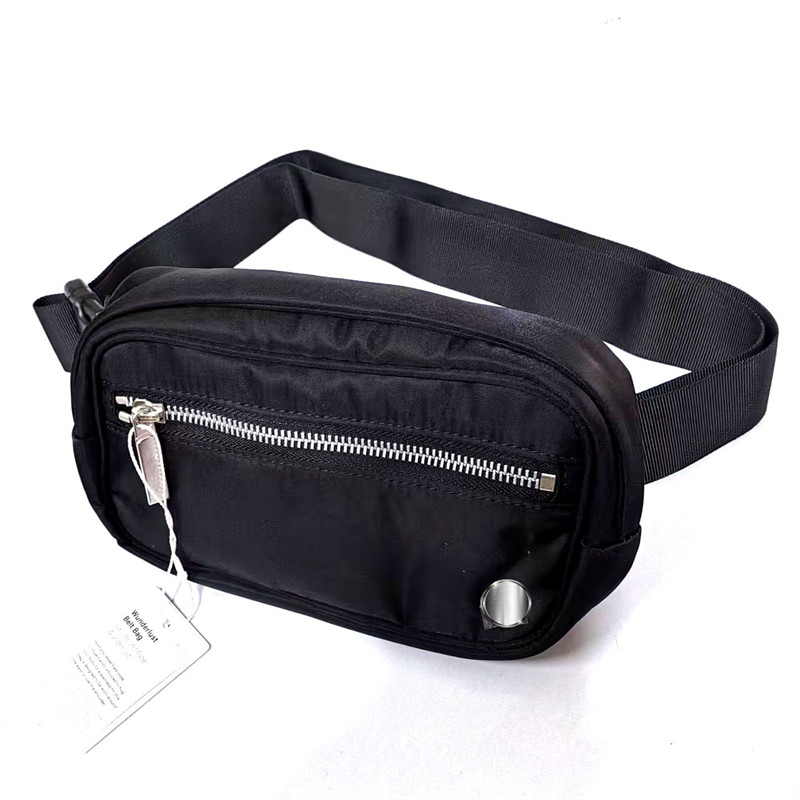 2025--Wunderlust Belt Bag 1.8L Crossbody bag Wasitbag Sports Shoulder Multi-function Bag Fanny Pack Black High Quality