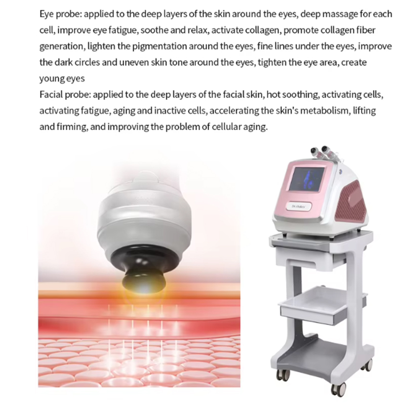 Hot Selling 2 In 1 Rf Eye Sculpture Device Promote Collagen Generation Improve Dark Circles Tighten Face Skin And Smoothing Eye Puffiness Beauty Machi