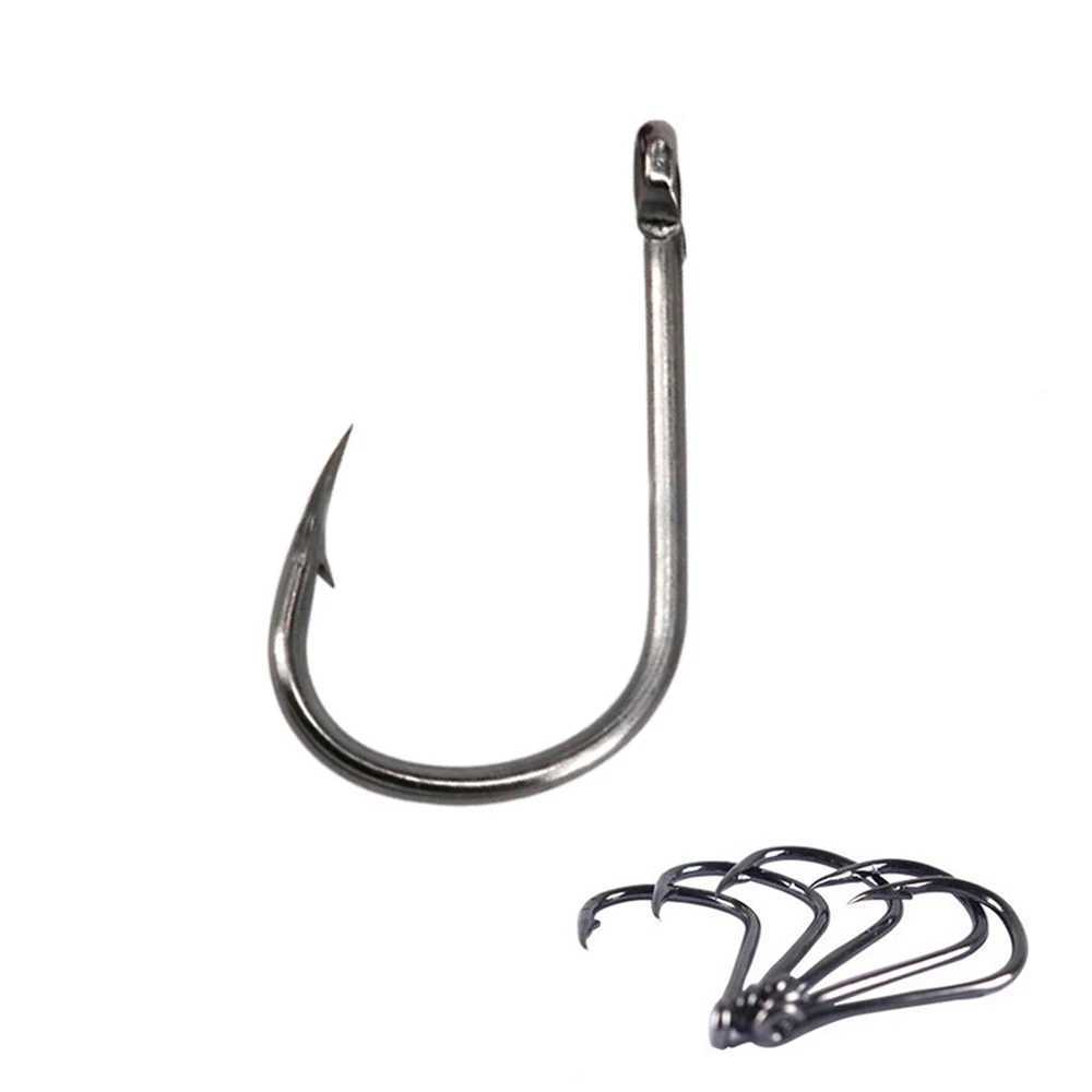 1000PCS Fishing Hooks Set High Carbon Steel Sharp Durable Barbed Fishhook Rock Fishing Equipment Gear Tackle Accessories withbox Y240910