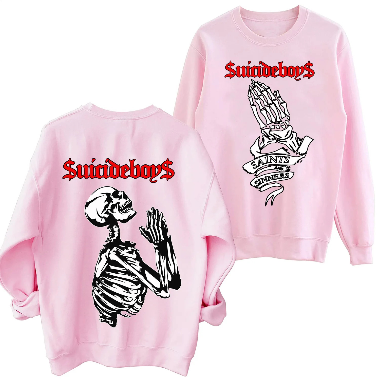 2024 Suicideboys Sweatshirt Man Woman Harajuku Round Neck Long Sleeve Oversized Hoodie Fans Gift 240907