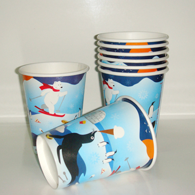 Paper cups custom disposable cold drink cups wholesale custom disposable cups commercial packaging 1000 pcs per piece