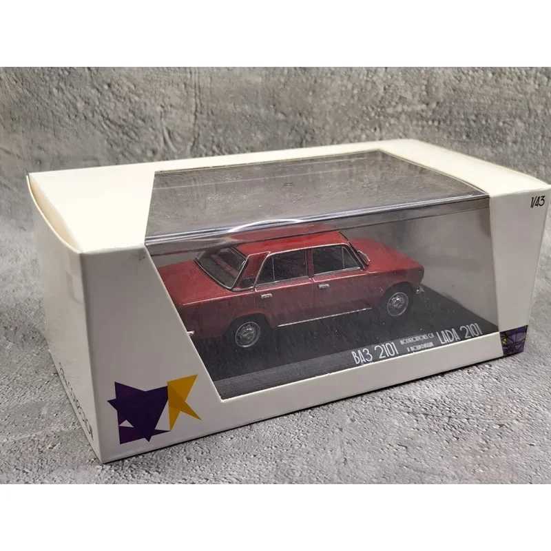 Diecast Model Cars Diecast 1/43 Scale LADA BA3 2101 Alloy Car Model Souvenir Display Organization Vehicle Series EVR43 T240910