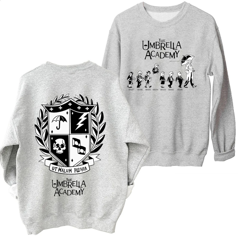 The Umbrella Academy Sweatshirt Harajuku Round Neck Long Sleeve Oversized Music Hoodie Fans Gift 240910