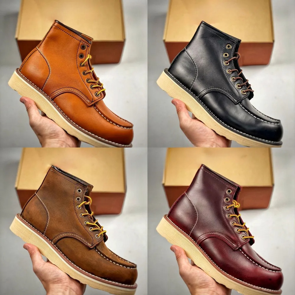 designer boots sale mens spring red ankle boots man wing warm outdoor work cowboy motorcycle heel male designer boots woman