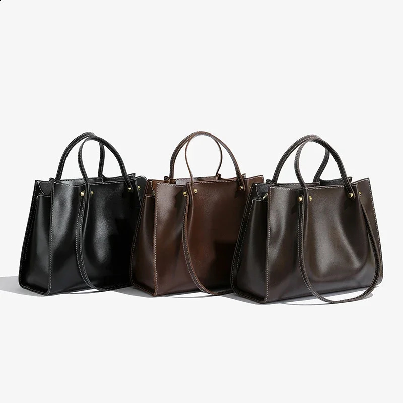 Classic Selg Leisure Trend PU Large Capacity Shoulder Fashion Tote Bag Womens Handbag 240910 a4b2