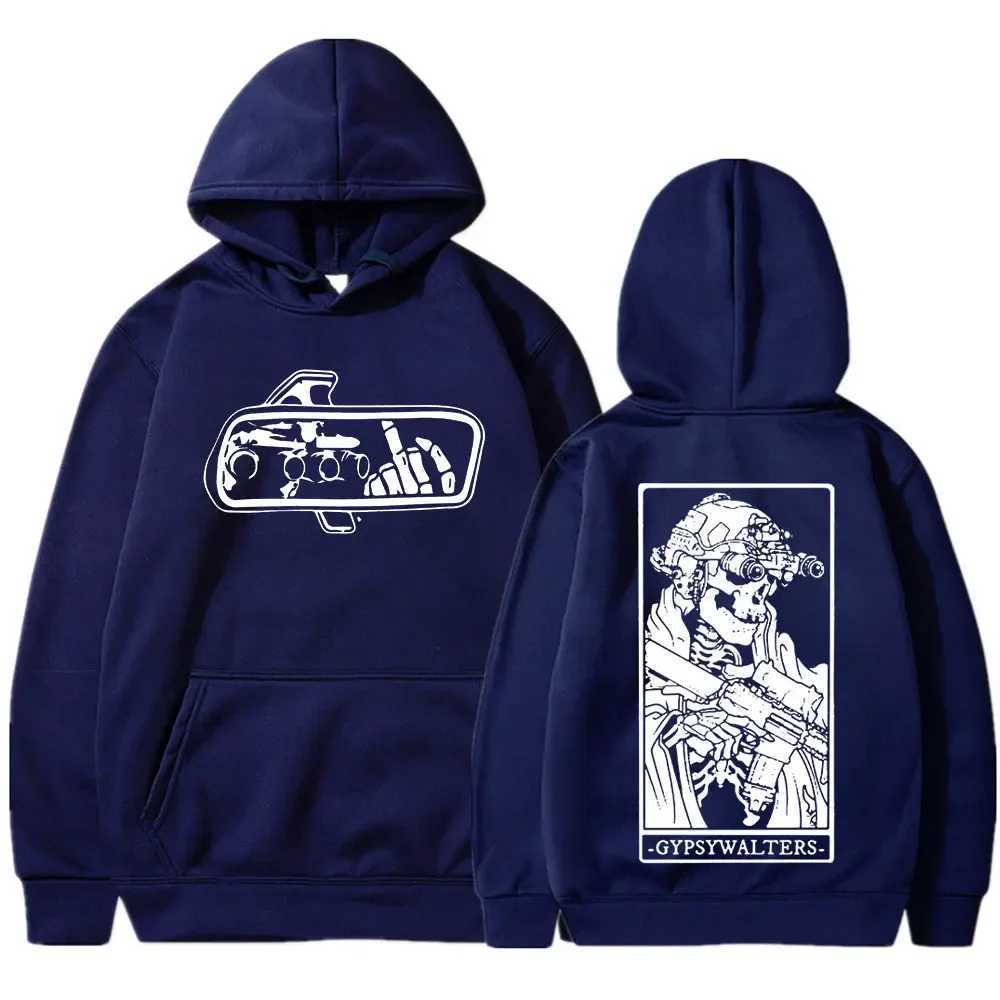 Forward Observations Group GYPSYWALTERS Hoodie Mens Vintage Skeleton Graphic Hooded Sweatshirts Oversized Hoodies Streetwear M240909