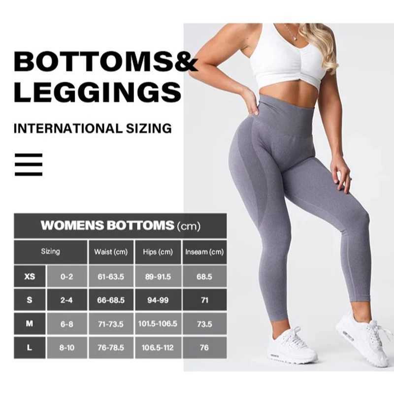 Womens Sports Leggings Yoga High Waist Hip Curve Leggings Stretch Fitness Training Pants Womens Seamless Pants Fitness Clothin M240910