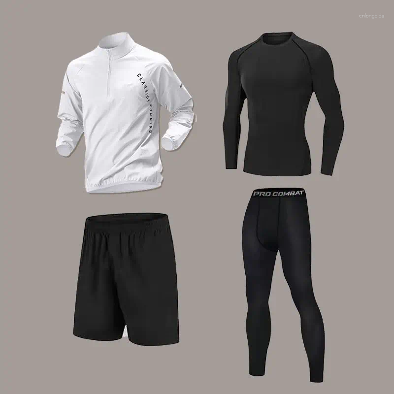Mens Tracksuits Quick-Dry Athletic Set: Lightweight Long-Sleeve Shirts Pants for Training, Running, Cycling, and Gym Wear