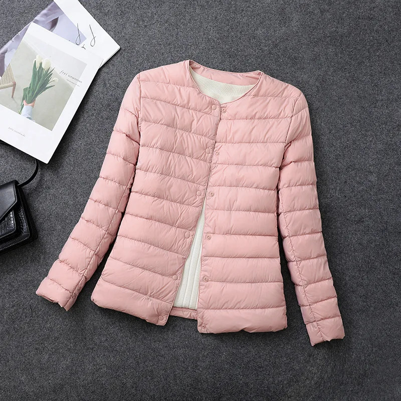Female Light Duck Down Matt Fabric Lightweight Coat Warm Women Windbreaker Parka Womens Down Jackets Plus Coats 240909