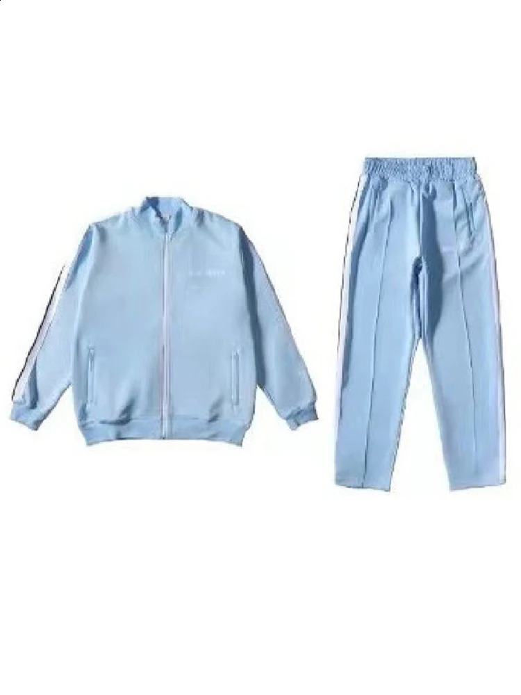 Casual jacket pants set womens sports comparison fashion long sleeved zipper set womens autumn pocket loose set 2 pieces women 240910