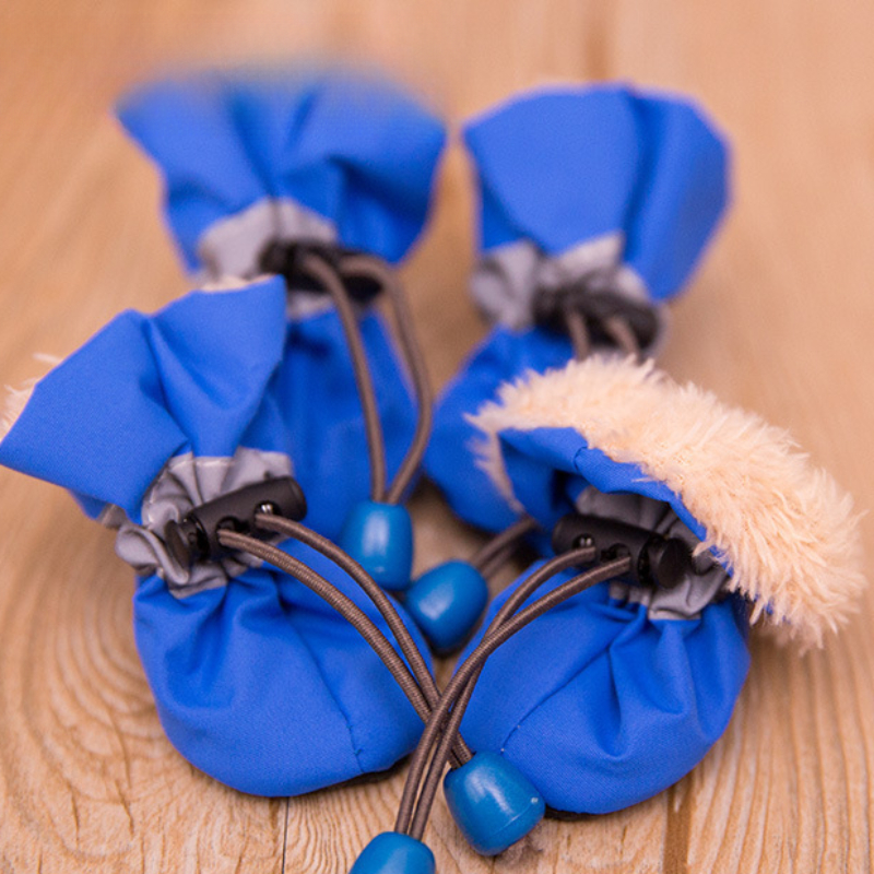 Pet Dog Shoes Soft Bottom Puppy Winter Keeps Warm Shoes Anti-slip Rain Boots Footwear for Small Dogs Pet Supplies