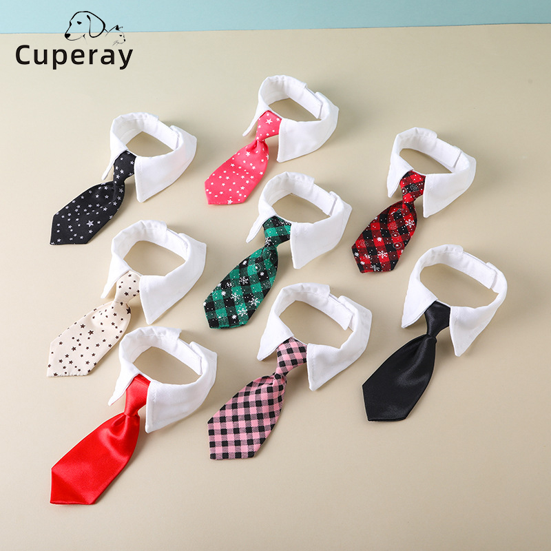 Adjustable Pet Bow Tie Plaid Black Red Pet Formal Tuxedo Costume Necktie Collar Puppy Grooming Ties for Dogs Puppy and Cats