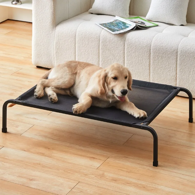 Breathable Bed Detachable Iron Frame Dog Beds for Large Dogs Camping House Washable Outdoor Pet Kennel
