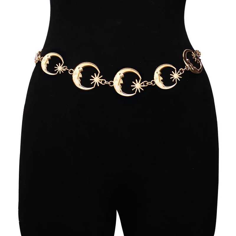 Womens metal belt European belt and atmospheric adjustable dress waist accessories X250410