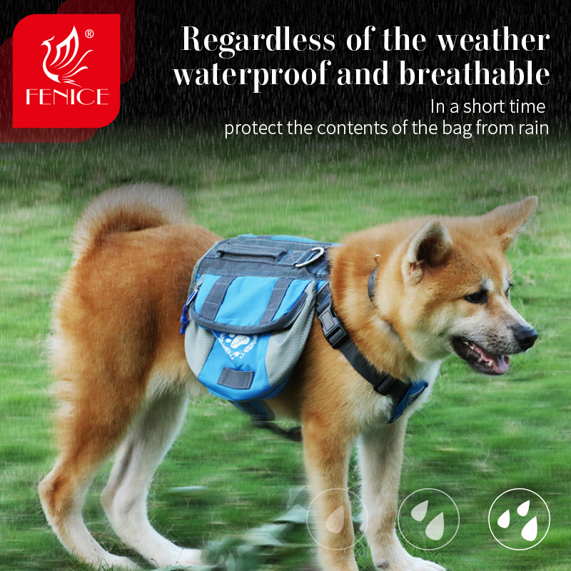 Fenice Professional Multi-Function Detachable Waterproof Breathable high-capacity Adjustable Pet Dog Bag Outdoor Backpa