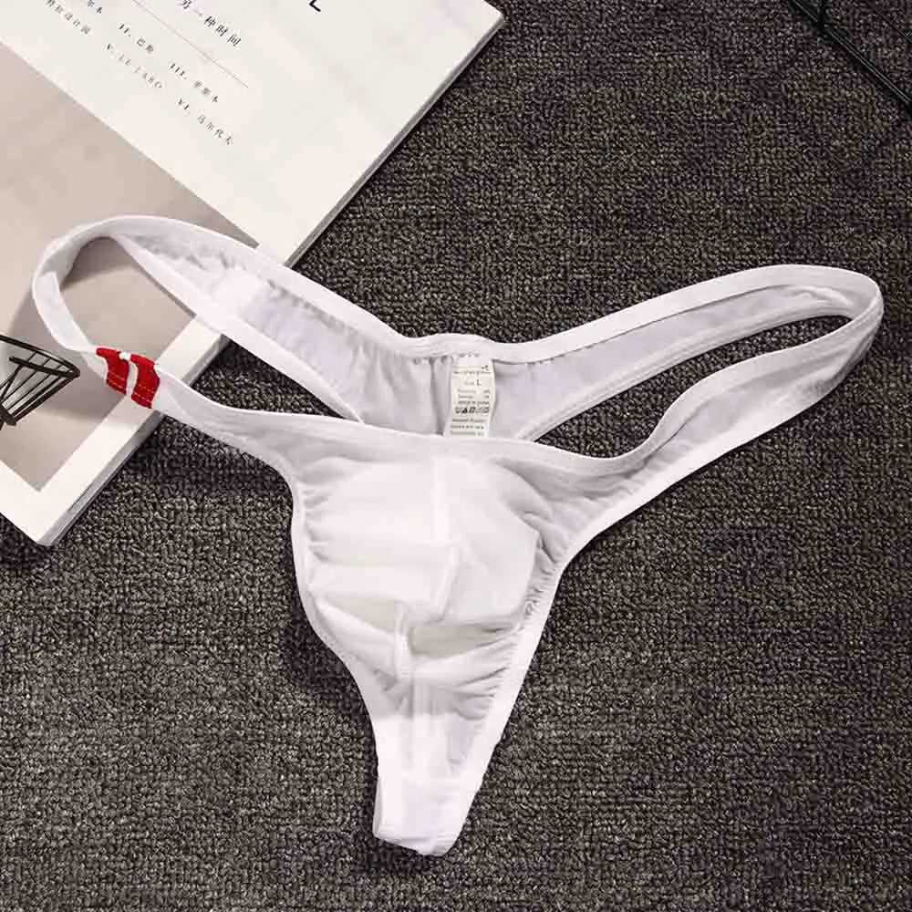 New Mens Underwear T-Back G-String Briefs Sexy Breathable Fashion Thong LingerieX240910