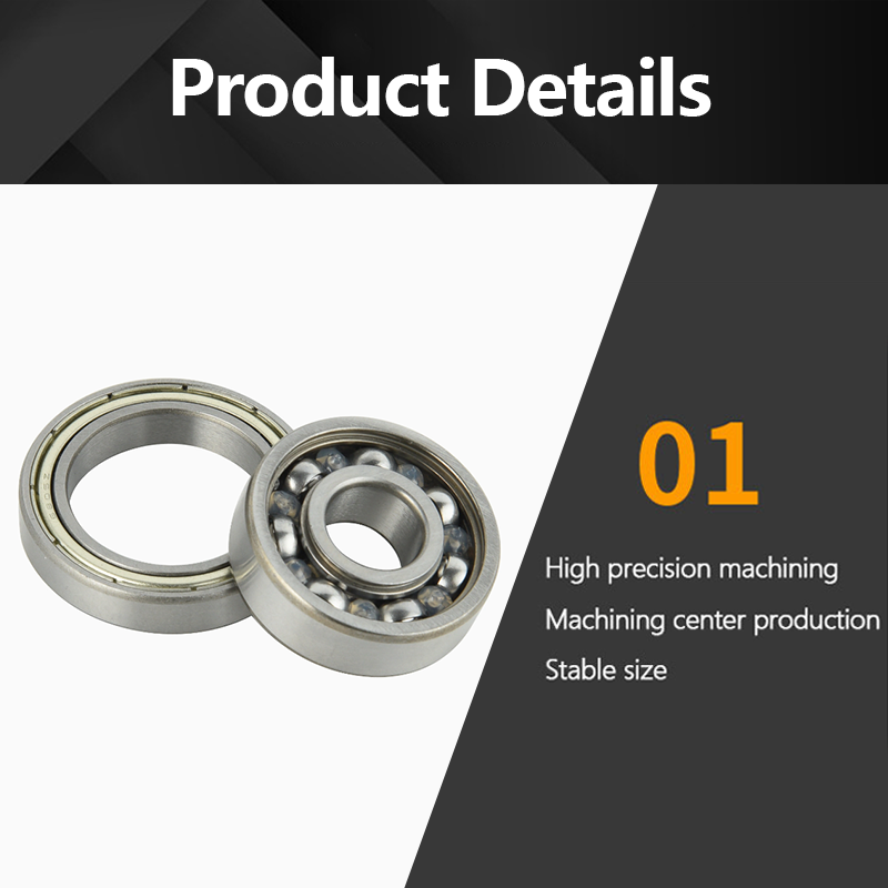 High Quality China Factory Ball Bearings Model 607 608 695 698 6000 6001 6002 6004 6005 6200 6201 6202 Open Zz 2RS