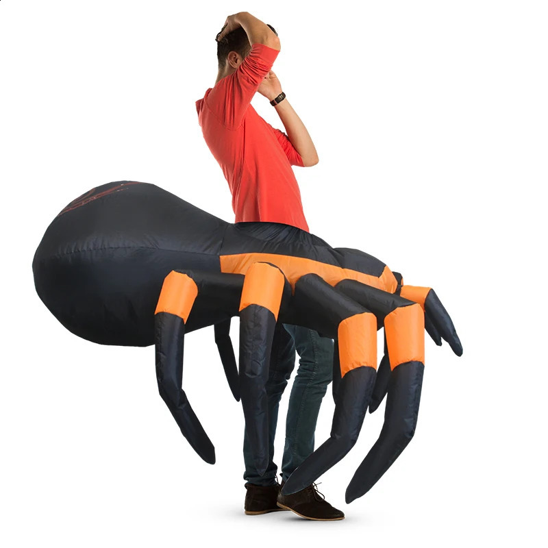 Spider Inflatable Costume for Adult Funny Air Blow Up Costumes Spider Costumes for Halloween Costume Parties 240911 - view 5