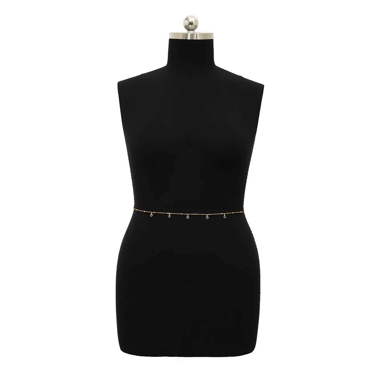 PuRui Sexy Crystal Glass Belly Belt Waist Chain Women Summer Beach Bikinis Festival Accessories Body Chain Jewelry AccessoriesX2409