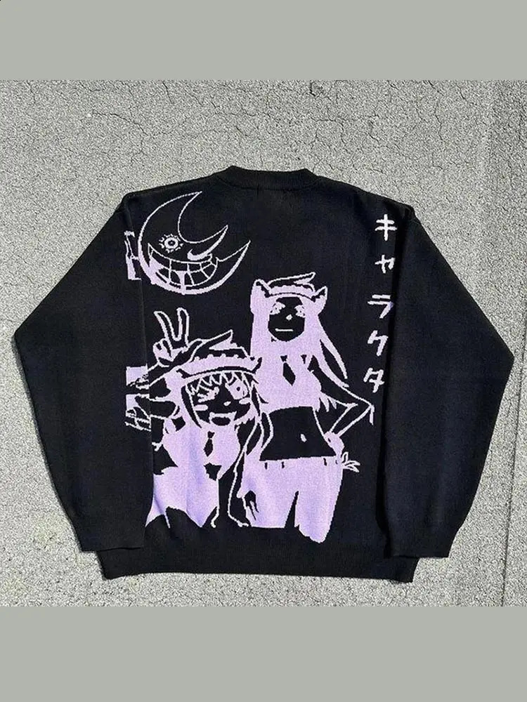 Harajuku Y2k Street Oversize Cashmere Sweaters Autumn Thicken Warm O Neck Long Sleeve Knitted Pullover Jumpers Loose Knitwear 240910