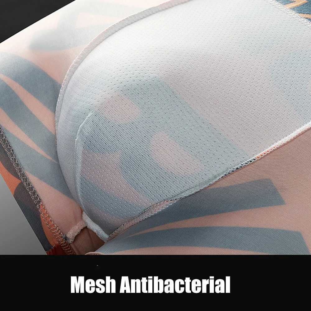 Drying Pcs Mens PantiesThin Underwear Quick 6 Breathable Shorts /1 Ice Silk Boxer Underpants Fashion New Mens BoxerX2409