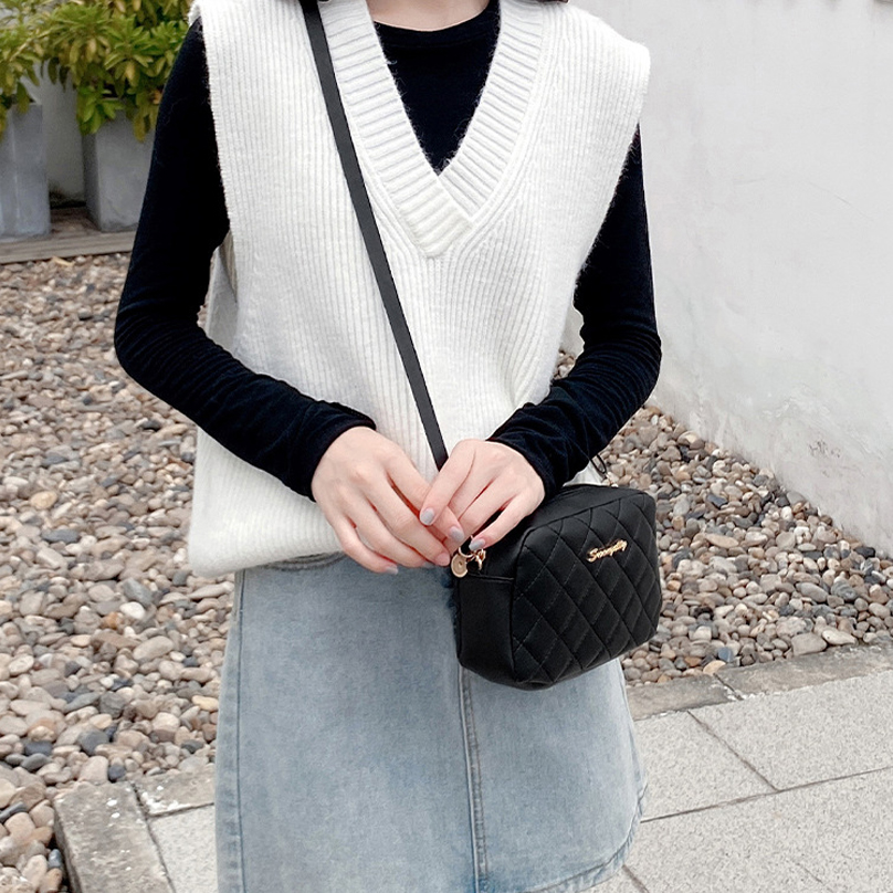Fashion designer bag ladies bag Crossbody Embroidered Bags shoulder bag Messenger Trend Rhombic plaid Camera Female Shoulder bags for Women tote bag