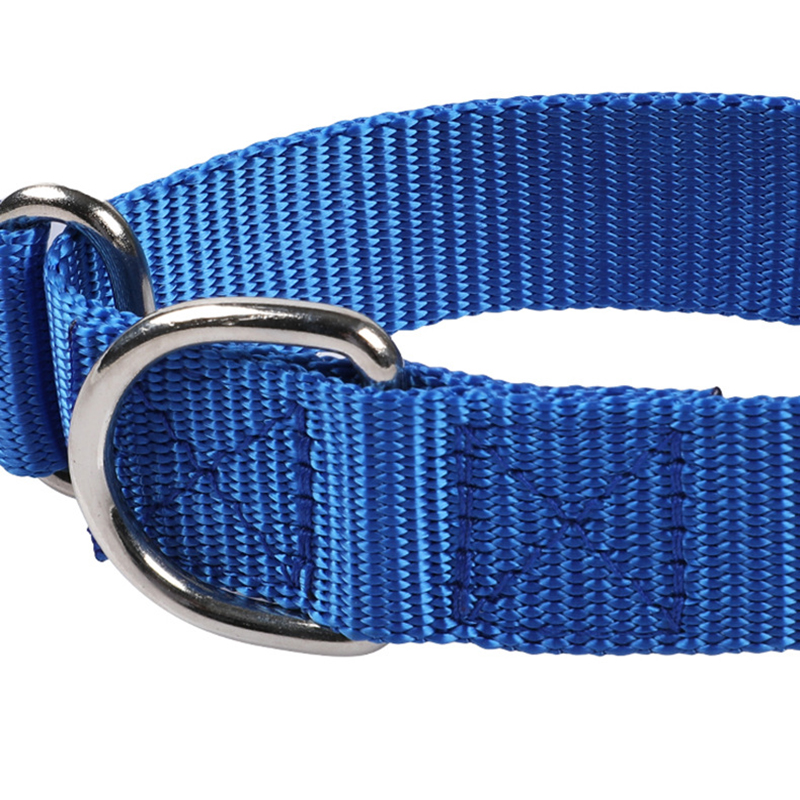 Dog Collar Adjustable Nylon Anti-Punch Pet Collar with Metal D Ring Strong & Durable for Medium & Large Dogs Training Dog Collar