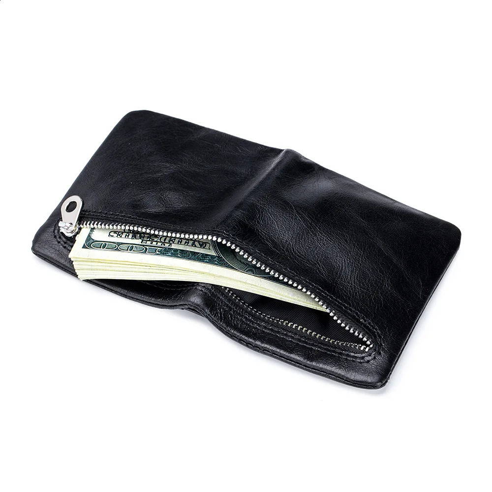 Cowhide Leather Short Wallet Mens Small Ultra This coin is ned for female cardholders to purchase vintage vertical wallets 240910