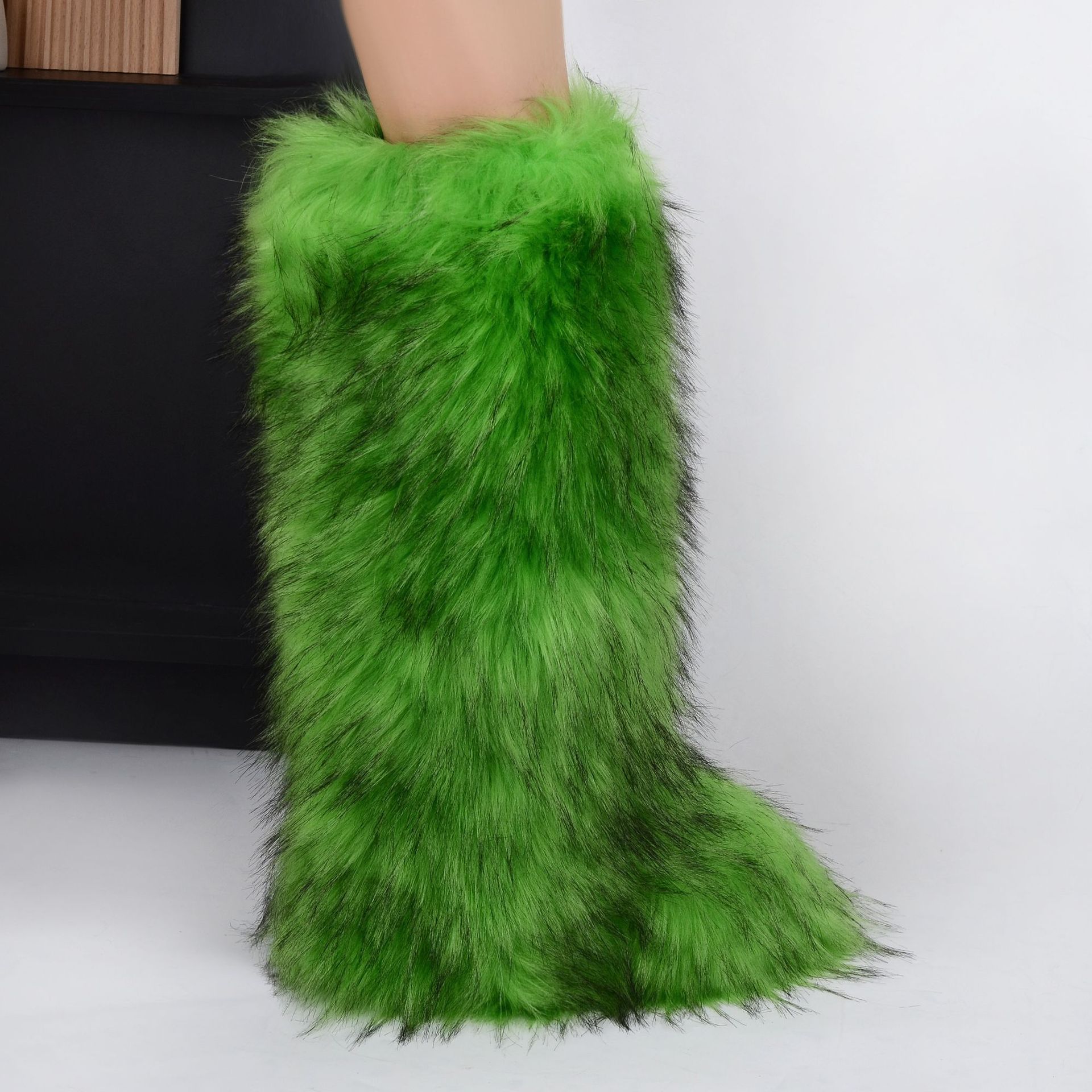 Fashion Women Winter Boots Booties Black Brown Pink Girl Women Snow Boot Ankle High Fur Warn Walking Sneakers