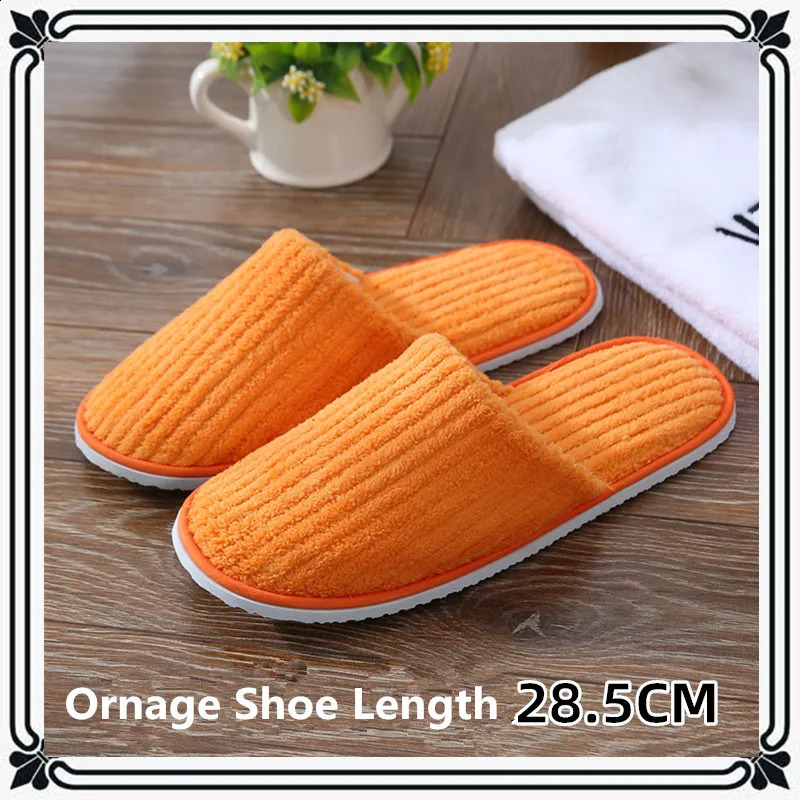 5 Pairs Winter Slippers Men Women el Disposable Slides Home Travel Sandals Hospitality Footwear One Size on Sale 240910