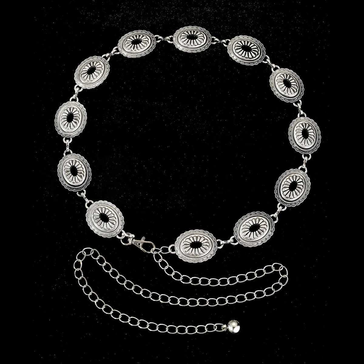 Daisy Fashion Versatile Decorative Dress Womens Waist Chain Y240911