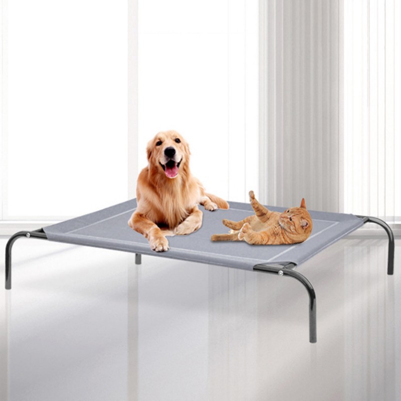 Detachable Bed Moisture Proof Dog Large Dogs Sleeping Kennel Breathable Iron Frame Beds for Pet Camping