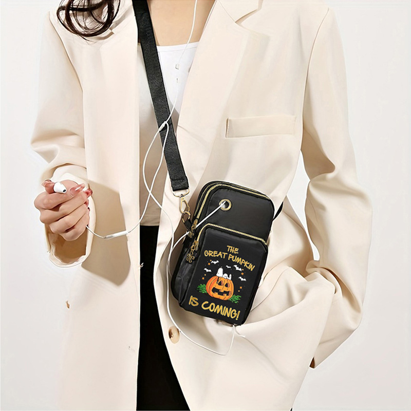 2025 Designer Bags 3 Halloween Shoulder Handbag Purses for Men Women Pumpkin Gifts Black White Outdoor Indoor Party Decoration