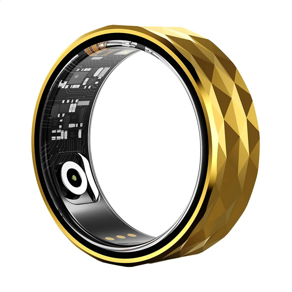R12M Smart Ring IP68 Waterproof Health Monitor Multi sport Mode Step Distance Calorie Counter Fitness Ring Suitable for Android and iOS 240911