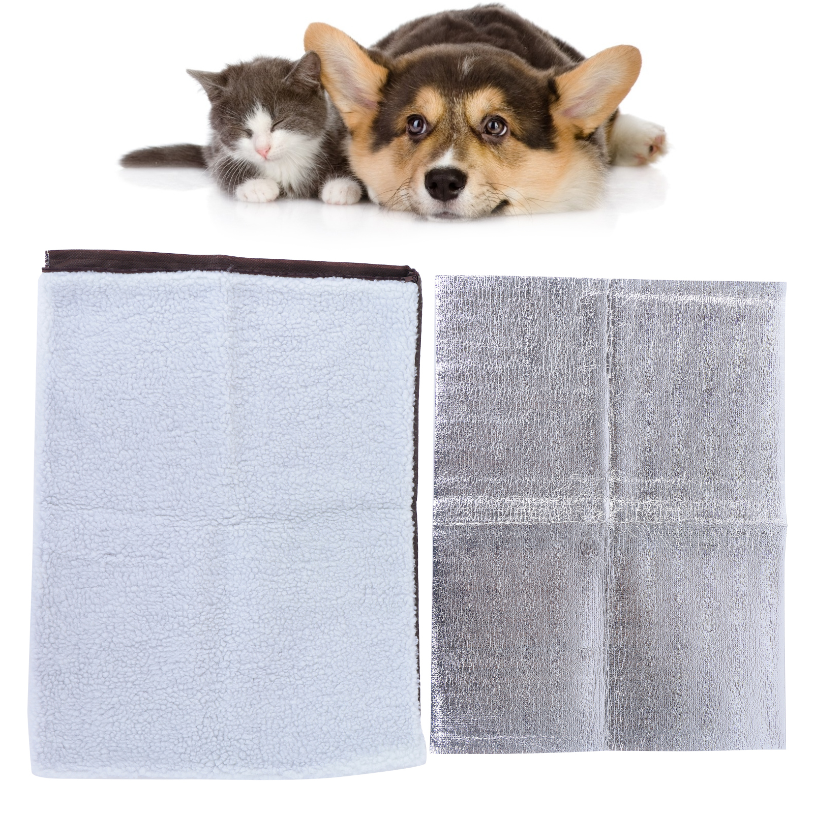Pet Thermal Mat Washable Self Heating Warm Pad Suitable For Small Medium Pet Cats Dogs