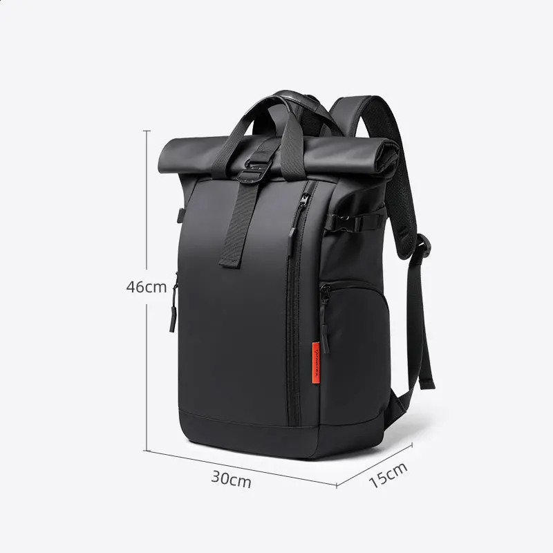 Backpack mens fashionable computer backpack student backpack large capacity travel bag waterproof Oxford cloth bag mens backpack 240907