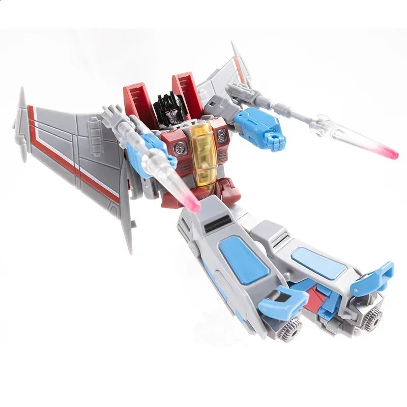 JINBAO Transformation FG-04 FG04 Starscream False Eperor Air Craft With Stand And Cape Crown Action Figure 240902