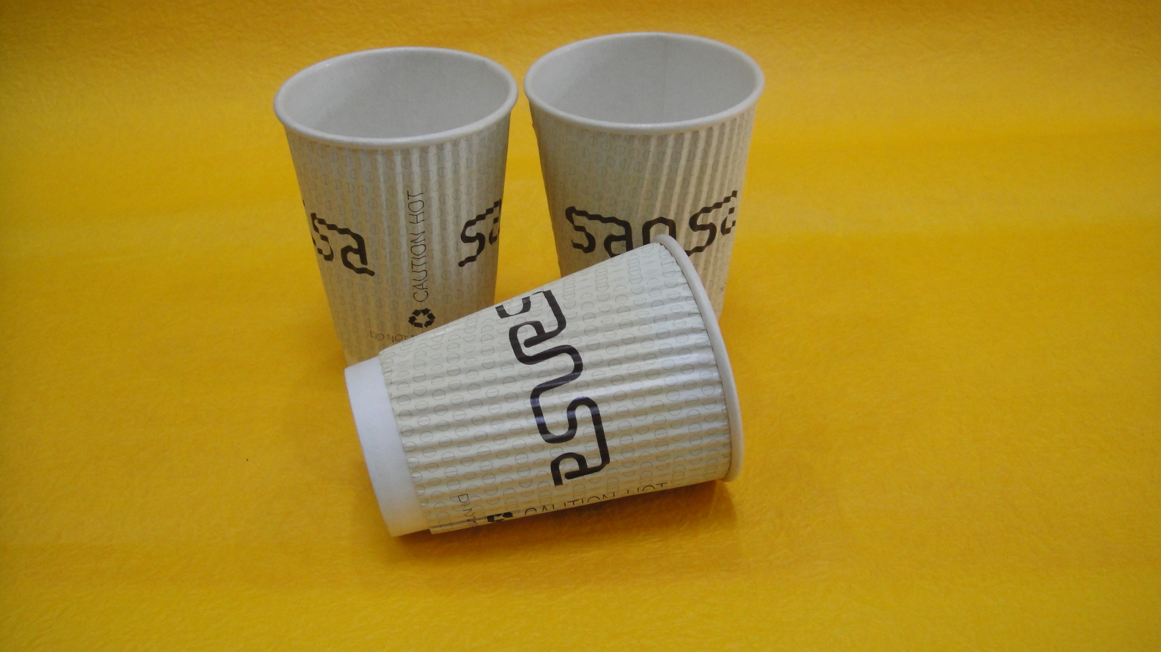 Custom Disposable Corrugated Cups Wholesale Custom Corrugated Cups Commercial Packaging 50 per piece