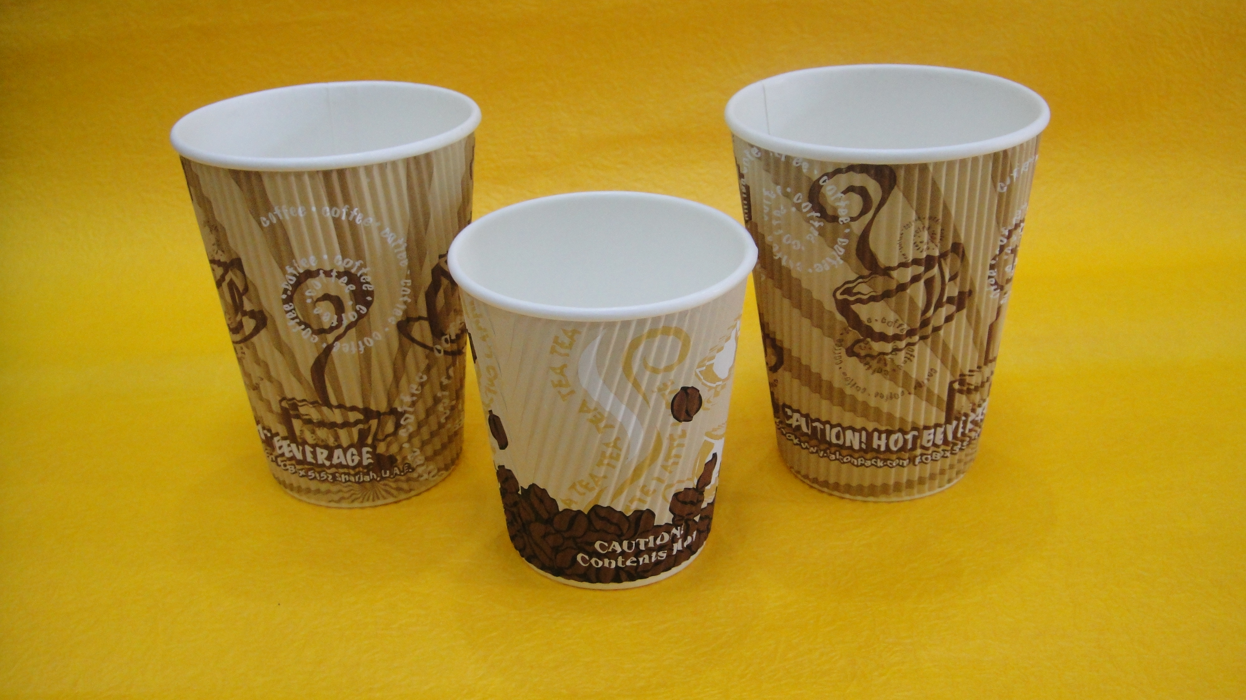 Custom Disposable Corrugated Cups Wholesale Custom Corrugated Cups Commercial Packaging 50 per piece