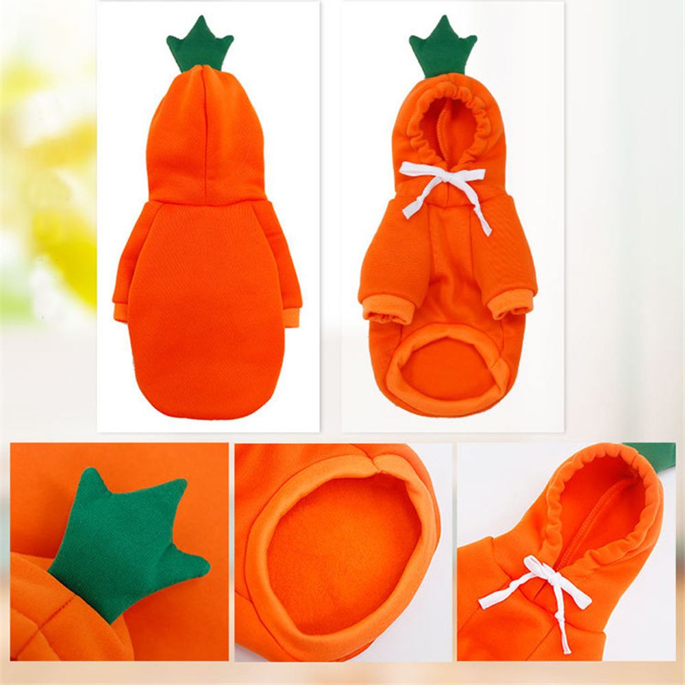 Cute Warm Coat Winter Outfit Pet Hoodie Dog Winter Clothes Dog Jumpsuit Fruit Puppy Coat