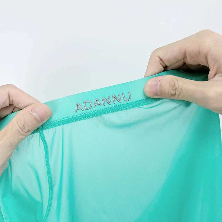 CMENIN Summer Ice Silk Men Underwear Sexy Transparent Gays Man Boxer Underpants Ultra-thin Mens Panties Sissy Sports Man Boxers Y240910