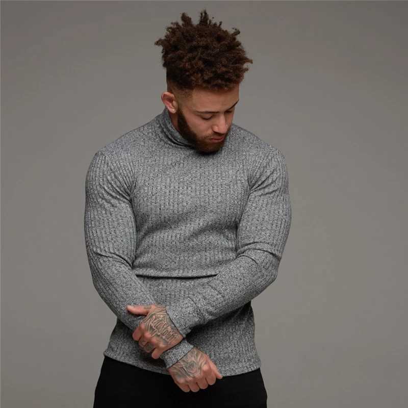 Fashionable winter warm sweater mens Turtleneck mens sweater ultra-thin fit pull-out mens classic sweater mens Knitwear pull-out Homme W2411111