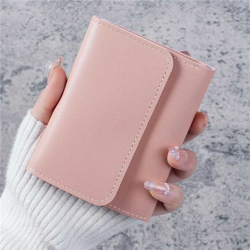 New Cute Womens Wallet Little Hass Cardholder PU Leather Coin Wallet Womens Wallet Short Wallet Z250411