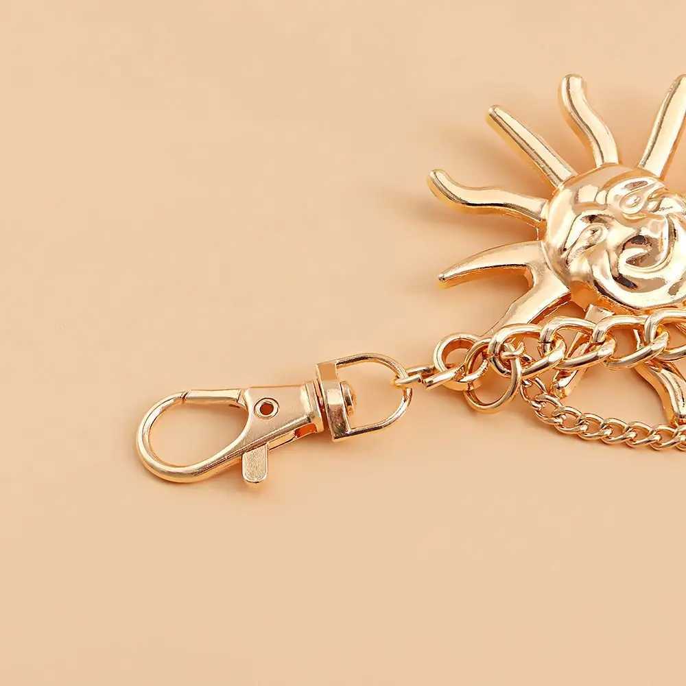 Fashion Sun Waistband for Wen Girl Punk Hip Hop Waistband Retro Metal Waistband Dress Womens Body Chain with Jewelry X250410