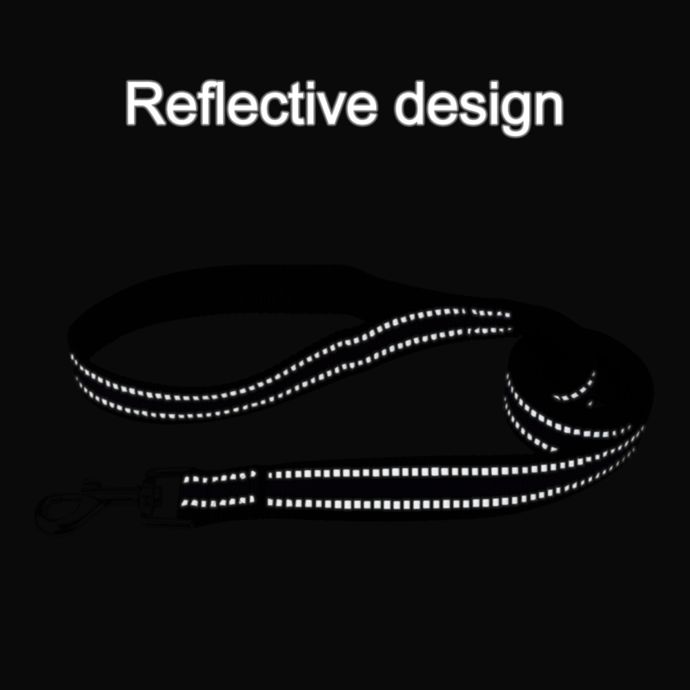 Nylon Dog Leash Night Reflective Pet Leash Three Sizes for Large, Medium Small Dogs & Cats for Dog Walking Training pet Supplies