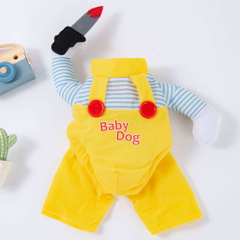 2024 Clothes Cross Border Funny, Wielding Knives, Transforming Into Dogs, Halloween Pet Supplies, Dog Clothes, Autumn