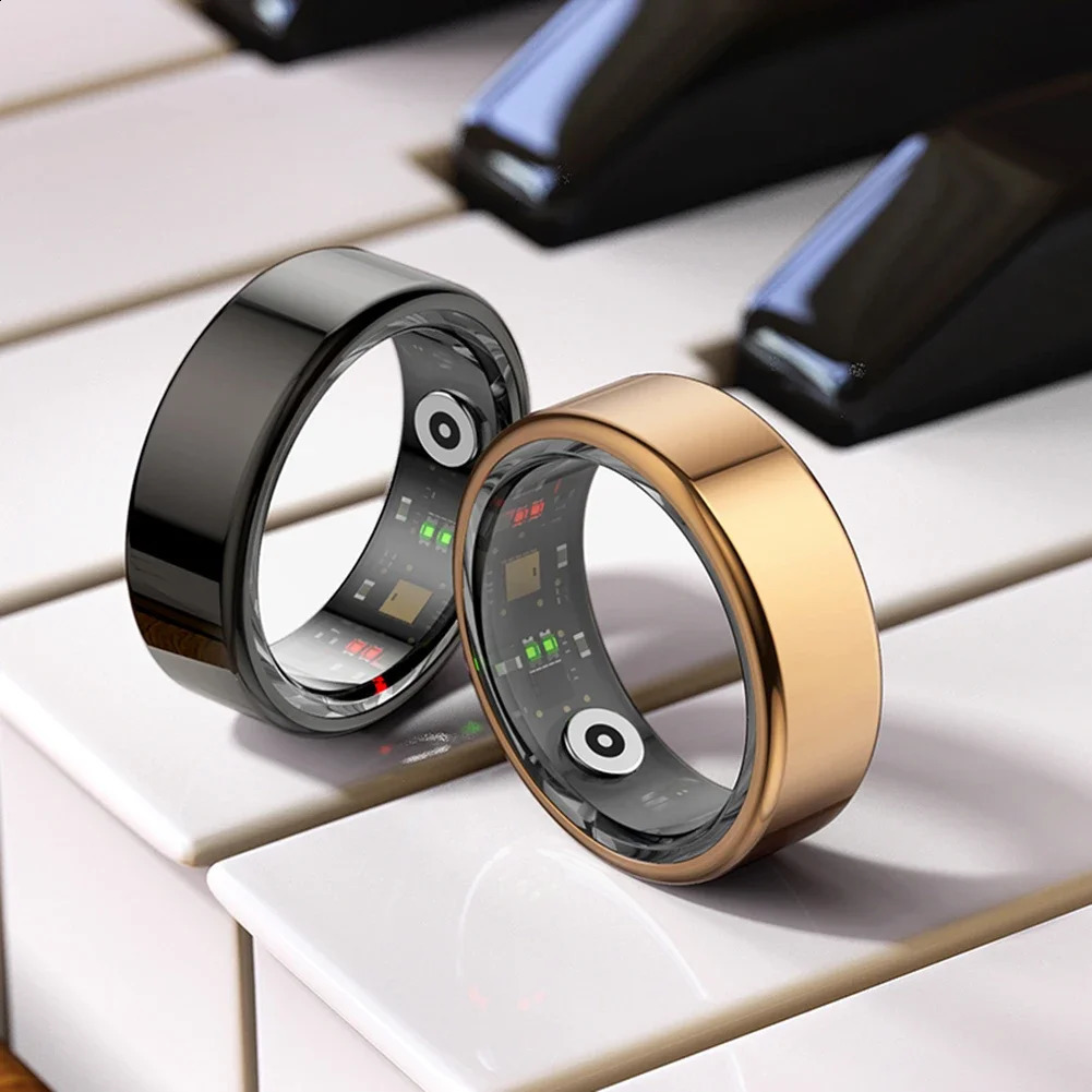 Smart Ring Smart R02 Health Monitoring IP68 Waterproof Multi sport Mode Bluetooth Sleep Tracker Finger Ring for Men 240911