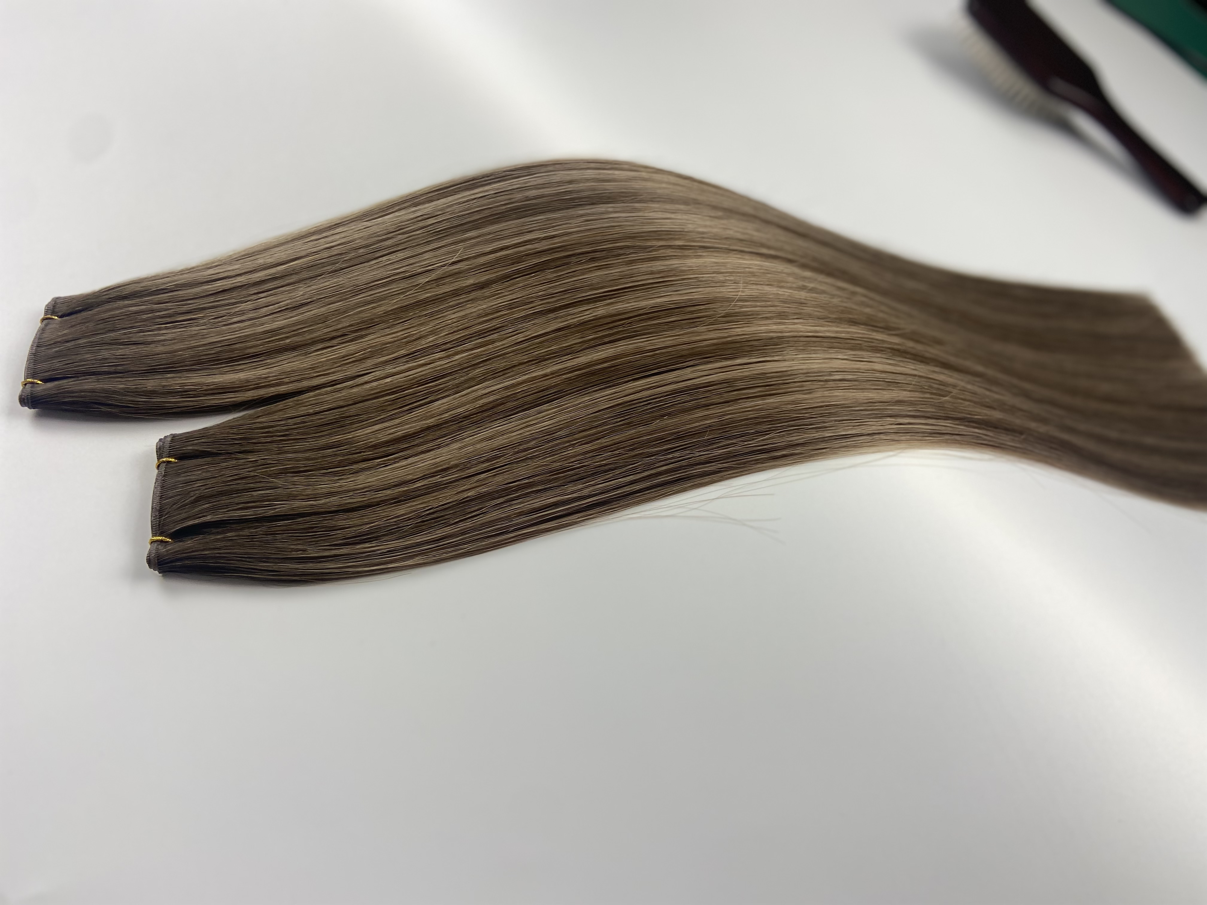 Balayage Genius weft Virgin Cuticle Russian Human Hair Invisible Mini Weft Hair Extensions 100g ,Lasting 16-18 months