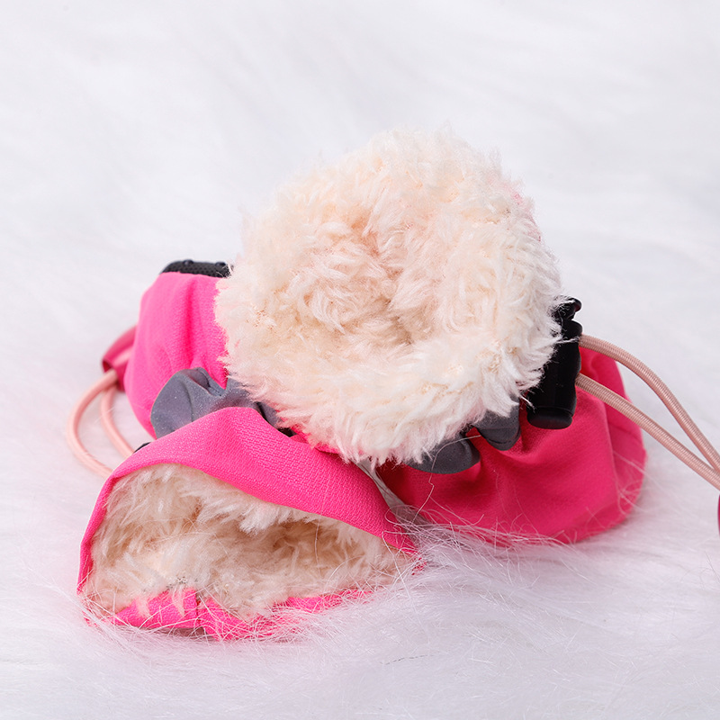 4pcs Dog Shoes Outdoor Anti-Slip Waterproof Rain Boots Winter Puppy Socks Warmth Soft Breathable Shoes Pet Accessories