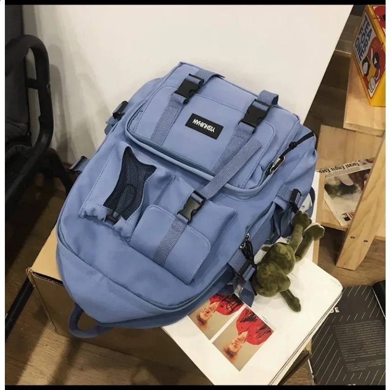 Backpack Outdoor Bags Nylon Women Man Bagpack Anti Theft Casual Travel School Camping Backpacks for Teenager Korean Back Pack 240910